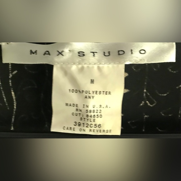 MAX STUDIO POLYESTER SLEEVELESS MIDI DRESS - Picture 4 of 4